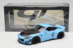 Nissan Fairlady Z RZ34 Pandem China Blue Black GT Spirit 1:18 GT943 Resin — billede 6 af 6