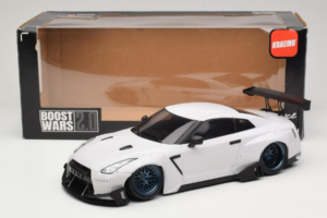 Nissan GT-R R35 Boost Wars 2 Hvid Jp Kraemo 1:18 KRAEMO001 Metal — billede 7 af 7