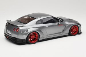 Nissan GT-R R35 Prior Design Grå GT Spirit 1:18 GT243 Resin — billede 2 af 6