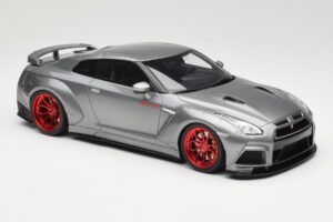 Nissan GT-R R35 Prior Design Grå GT Spirit 1:18 GT243 Resin — billede 4 af 6