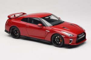 Nissan GT-R R35 Track Edition NISMO Vibrant Red MotorHelix 1:18 M83511 Metal — billede 6 af 8
