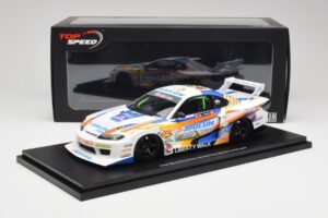 Nissan Silvia S15 LB-Super Silhouette #555 Formula Drift Japan 2023 TopSpeed 1:18 TS0586 Resin — billede 6 af 6