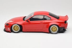 Nissan Silvia S15 Rocket Bunny Burning Red Otto 1:18 OT1115 Resin — billede 3 af 6