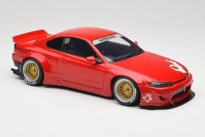 Nissan Silvia S15 Rocket Bunny Burning Red Otto 1:18 OT1115 Resin — billede 4 af 6