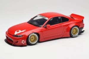 Nissan Silvia S15 Rocket Bunny Burning Red Otto 1:18 OT1115 Resin