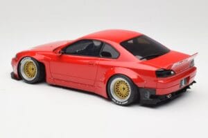 Nissan Silvia S15 Rocket Bunny Burning Red Otto 1:18 OT1115 Resin — billede 5 af 6