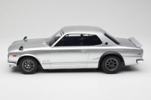 Nissan Skyline C10 2000 GT-R Sølv Otto 1:12 G094 Resin — billede 3 af 6