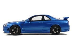 Nissan Skyline GT-R R34 NISMO Z-Tune Bayside Blue Otto 1:12 G082 Resin — billede 4 af 4