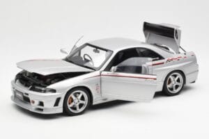 Nissan Skyline GT-R R33 R-Tune Sølv AUTOart 1:18 77326 Metal — billede 2 af 8