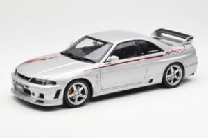 Nissan Skyline GT-R R33 R-Tune Sølv AUTOart 1:18 77326 Metal