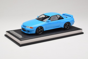 Nissan Skyline GT-R R32 Customized Version Blå MotorHelix 1:18 MH029CB Resin — billede 2 af 7
