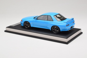 Nissan Skyline GT-R R32 Customized Version Blå MotorHelix 1:18 MH029CB Resin — billede 5 af 7