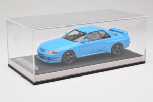 Nissan Skyline GT-R R32 Customized Version Blå MotorHelix 1:18 MH029CB Resin — billede 6 af 7