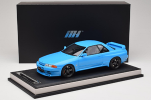 Nissan Skyline GT-R R32 Customized Version Blå MotorHelix 1:18 MH029CB Resin — billede 7 af 7