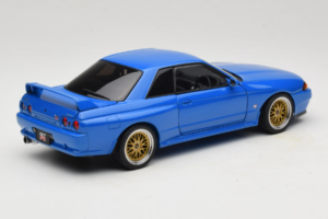 Nissan Skyline GT-R R32 V-Spec II Tuned Blå AUTOart 1:18 77415 Metal — billede 3 af 8