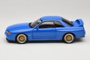 Nissan Skyline GT-R R32 V-Spec II Tuned Blå AUTOart 1:18 77415 Metal — billede 4 af 8