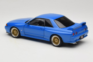 Nissan Skyline GT-R R32 V-Spec II Tuned Blå AUTOart 1:18 77415 Metal — billede 7 af 8