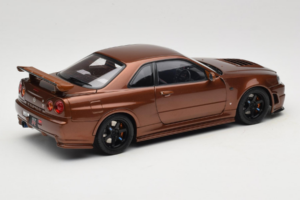 Nissan Skyline GT-R R34 Customized Metallic Bronze MotorHelix 1:18 M83414 Metal — billede 3 af 8