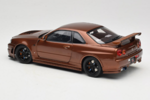 Nissan Skyline GT-R R34 Customized Metallic Bronze MotorHelix 1:18 M83414 Metal — billede 7 af 8
