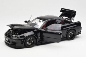 Nissan Skyline GT-R R34 NISMO Z-Tune Sort AUTOart 1:18 77355 Metal — billede 2 af 8