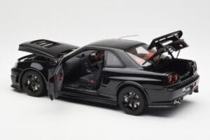 Nissan Skyline GT-R R34 NISMO Z-Tune Sort AUTOart 1:18 77355 Metal — billede 5 af 8