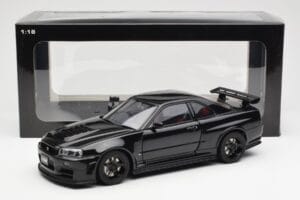 Nissan Skyline GT-R R34 NISMO Z-Tune Sort AUTOart 1:18 77355 Metal — billede 8 af 8