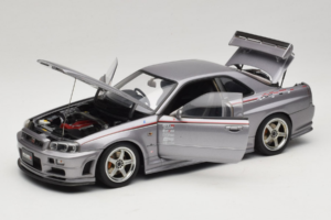 Nissan Skyline GT-R R34 Nismo S-Tune Sølv AUTOart 1:18 77358 Metal — billede 2 af 8