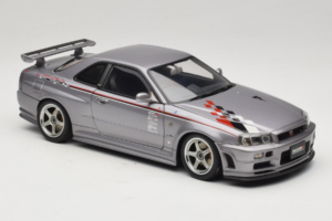 Nissan Skyline GT-R R34 Nismo S-Tune Sølv AUTOart 1:18 77358 Metal — billede 6 af 8