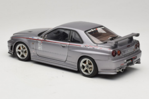 Nissan Skyline GT-R R34 Nismo S-Tune Sølv AUTOart 1:18 77358 Metal — billede 7 af 8