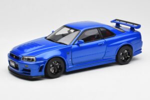 Nissan Skyline GT-R R34 NISMO Z-Tune Bayside Blå AUTOart 1:18 77354 Komposit