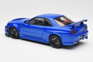 Nissan Skyline GT-R R34 NISMO Z-Tune Bayside Blå AUTOart 1:18 77354 Komposit — billede 7 af 8