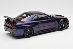 Nissan Skyline GT-R R34 NISMO Z-Tune Midnight Lilla III AUTOart 1:18 77464 Komposit — billede 3 af 8
