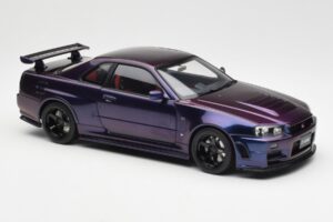 Nissan Skyline GT-R R34 NISMO Z-Tune Midnight Lilla III AUTOart 1:18 77464 Komposit — billede 6 af 8