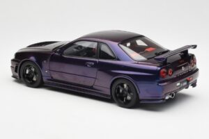 Nissan Skyline GT-R R34 NISMO Z-Tune Midnight Lilla III AUTOart 1:18 77464 Komposit — billede 7 af 8