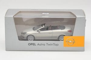 Opel Astra H Twin Top Sølv Minichamps 1:43 403045633 Metal — billede 4 af 4