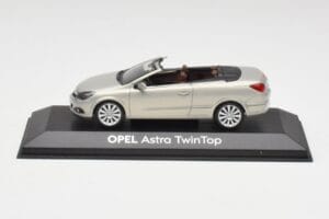 Opel Astra H Twin Top Sølv Minichamps 1:43 403045633 Metal