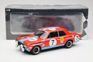 Opel Commodore A #7 N. Joossens / J. Marshall Steinmetz 24 Hours of Spa 1972 Minichamps 1:18 155724607 Metal — billede 6 af 6