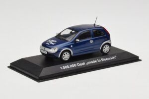 Opel Corsa C 1.5M Made in Eisenach Minichamps 1:43 OPEL003 Metal — billede 2 af 4