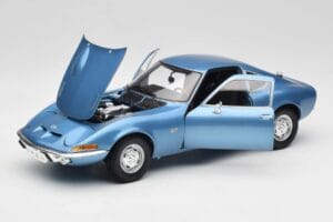Opel GT Blå Minichamps 1:18 180049020 Metal — billede 2 af 8