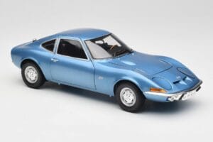 Opel GT Blå Minichamps 1:18 180049020 Metal — billede 6 af 8