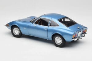 Opel GT Blå Minichamps 1:18 180049020 Metal — billede 7 af 8