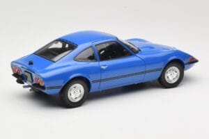 Opel GT/J Blå Minichamps 1:18 180049023 Metal — billede 3 af 8