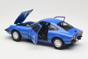 Opel GT/J Blå Minichamps 1:18 180049023 Metal — billede 5 af 8