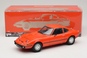 Opel GT/J Rød Minichamps 1:18 180049028 Metal — billede 8 af 8