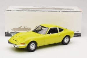Opel GT Gul Minichamps 1:18 180049032 Metal — billede 8 af 8