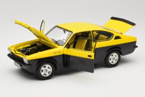 Opel Kadett C GT/E Gul & Sort Minichamps 1:18 180045521 Metal — billede 2 af 8