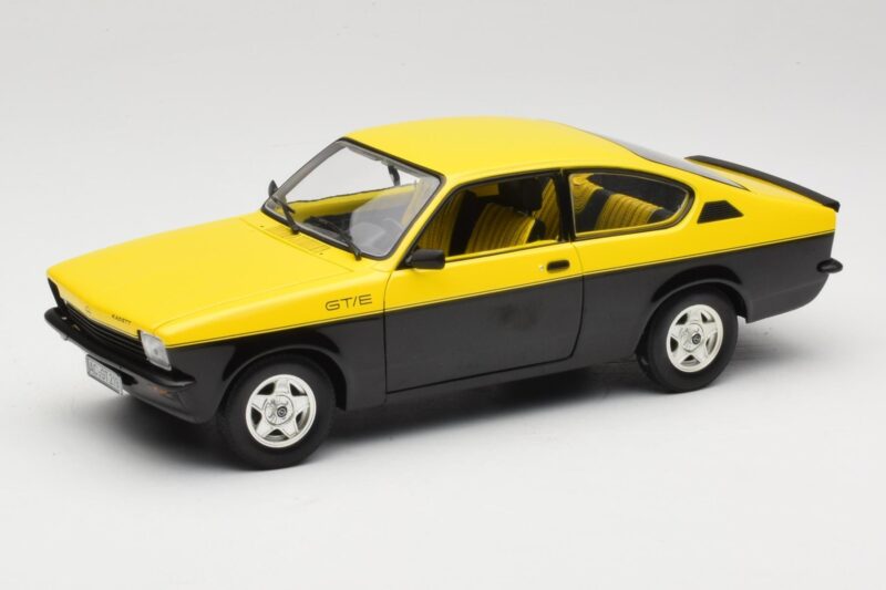 Opel Kadett C GT/E Gul & Sort Minichamps 1:18 180045521 Metal