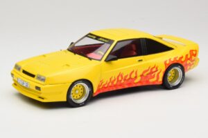 Opel Manta B Mattig Gul med Flamme MCG 1:18 MCG18115 Metal