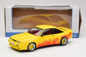 Opel Manta B Mattig Gul med Flamme MCG 1:18 MCG18115 Metal — billede 6 af 6