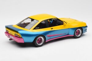 Opel Manta Gul Blå BoS Models 1:18 BOS279 Metal — billede 2 af 6